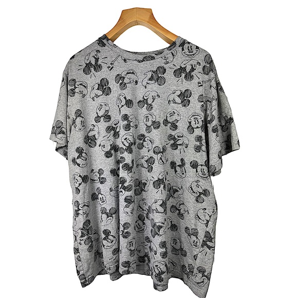 Disney Tops - Disney Mickey Mouse Tshirt | Colors: Black and Gray | Size: 2XL